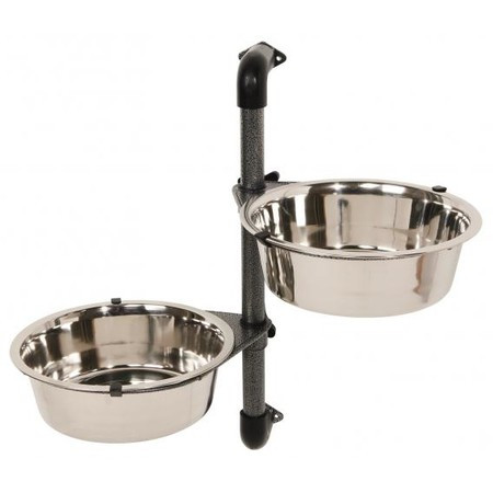 Стойка с мисками Trixie для собак регулируемая 2?2,8 л/?24 см