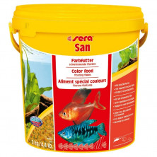 Sera San корм для рыб основной в хлопьях, улучшает окраску - 10000 мл, 2 кг