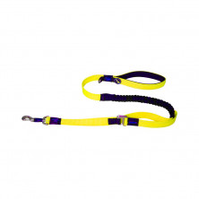 Rogz поводок антирывковый для собак, длина 1,2 м, HLLOC25H, неоновый желтый