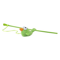 Rogz Catnip Bird Magic Stick Lime игрушка-дразнилка для кошек в виде удочки с кошачьей мятой, лаймовая