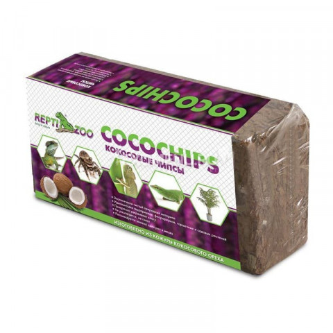 Repti Zoo Субстрат "Щепа кокосовая" для террариумов - 550 г