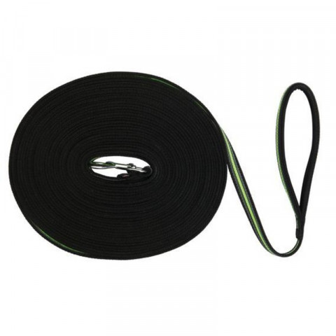 Поводок Trixie Fusion для собак 5 м/17 мм черно-зеленый