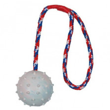 Мяч Trixie для собак на веревке 30 см Ф6 см