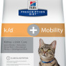 Hill's Prescription Diet k/d + Mobility Kidney+Joint Care корм для кошек диета для поддержания здоровья почек и суставов одновременно с курицей 2 кг