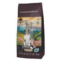 Landor сухой корм для пожилых и взрослых собак всех пород с функцией улучшения мозговой деятельности, с уткой и рисом - 1 кг