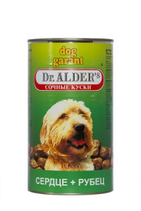 Консервы Dr. Alder's Dog Garant для взрослых собак с рубцом 1230 г