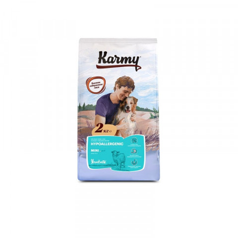 Сухой корм Karmy Mini Hypoallergenic для взрослых собак мелких пород при аллергии с ягненком 2 кг