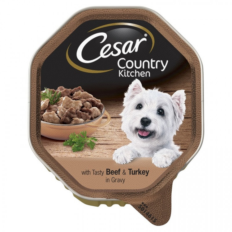 Cesar влажный корм для взрослых собак в форме паштета из курицы и индейки - 150 г