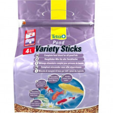 Корм Tetra Pond Variety Sticks для прудовых рыб 3 вида палочек - 4 л 600 г