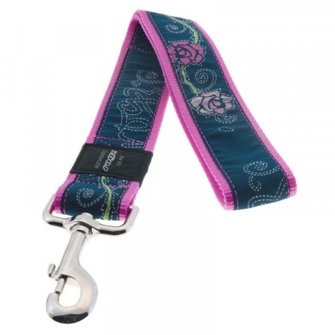 Поводок Rogz для собак крупных пород сине-розовый 0,5 м 1 ш