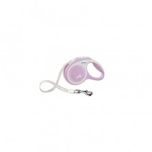 Flexi New Comfort tape XS поводок-рулетка для собак, светло-розовая 3 м, до 12 кг