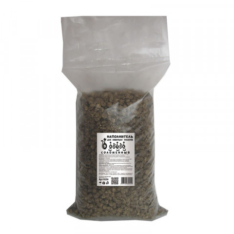 В лоток соломенный наполнитель для кошачего туалета - 40 л