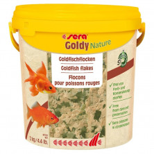 Sera Goldy Nature корм для золотых рыб в хлопьях - 10000 мл, 2 кг