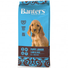 Сухой корм Banters Puppy Junior для щенков и беременных/кормящих собак с ягненком и рисом - 15 кг
