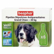 Beaphar Bio Stop On  Капли для собак крупных пород от блох,клещей и комаров - 1уп/6шт