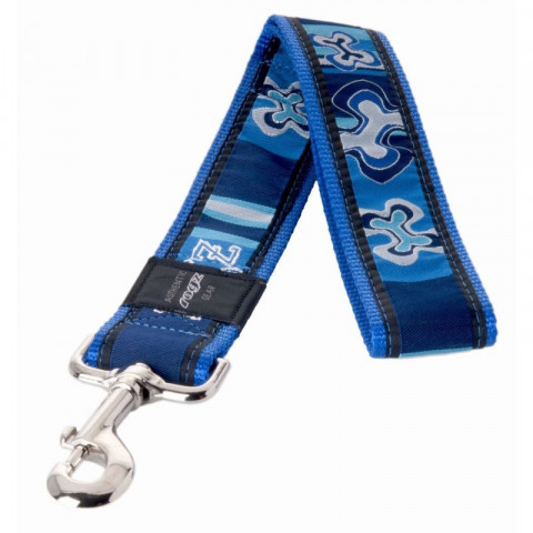 Поводок для собак ROGZ Fancy Dress XXL-40мм 0,5 м (Кость на индиго-голубом) 1 ш