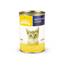 Chicopee Cat Chunks Chicken консервы для кошек всех возрастов с кусочками курицы в соусе - 400 г
