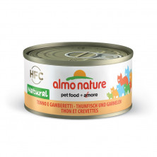 Almo Nature Legend Adult Cat Tuna&Shrimps консервированный корм с цельными кусочками тунца и креветками в бульоне для взрослых кошек -70 г