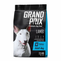 Grand Prix Medium Adult Сухой корм для взрослых собак средних пород с ягненком  - 2,5 кг