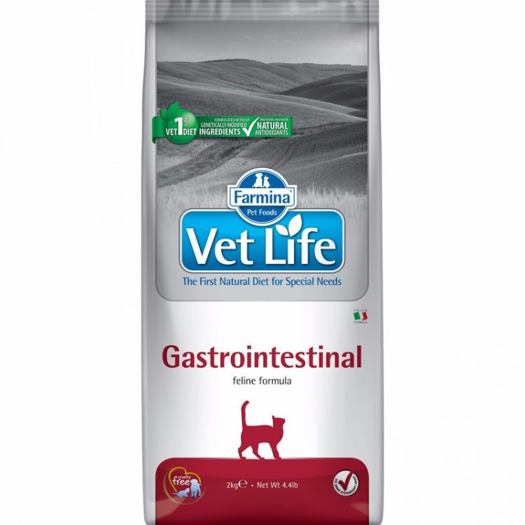 Farmina Vet Life Natural Diet Cat Gastro-Intestinal - 2 кг