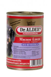 Консервы Dr. Alder's Garant для взрослых собак с ягненком 400 г