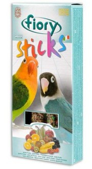 FIORY STICKS палочки для средних попугаев с фруктами 2 х 60 гр