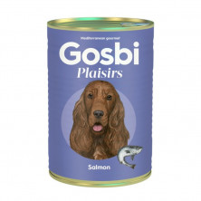 Влажный корм Gosbi Plaisirs для взрослых собак с лососем - 400 г