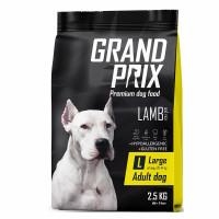 Grand Prix Large Adult Сухой корм для взрослых собак крупных пород с ягненком - 2,5 кг