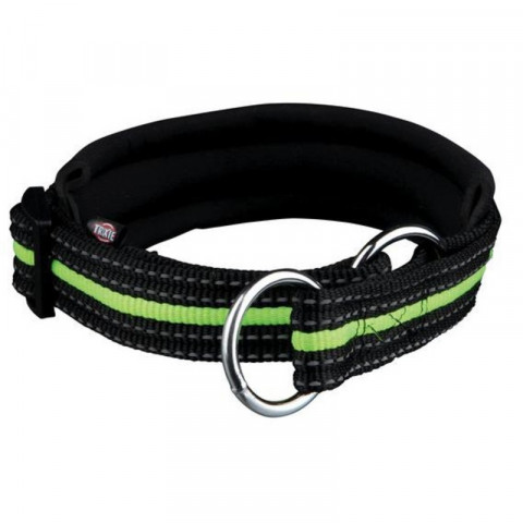 Ошейник-удавка Trixie Fusion для собак 33–39 см/25 мм черно-зеленый