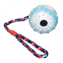 Мяч Trixie для собак на веревке 30 см Ф7 см