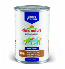 Almo Nature Single Protein Adult Dog Veal консервы с телятиной для взрослых собак с чувствительным пищевариением - 400 г