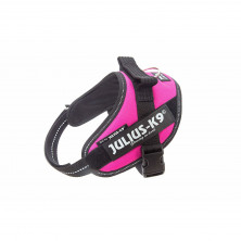 Julius-K9 шлейка для собак IDC-Powerharness Mini-Mini, 40-53 см/ 4-7 кг, темно-розовая
