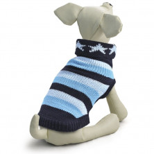 Triol свитер для собак "Звезды", сине-голубой XS, 20 см