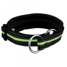Ошейник-удавка Trixie Fusion для собак M 40–46 см/30 мм черно-зеленый