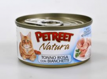 Влажный корм Petreet для кошек с кусочками розового тунца с анчоусами - 70 г