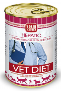 Solid Natura VET Hepatic консервы для собак при заболеваниях печени - 340 г