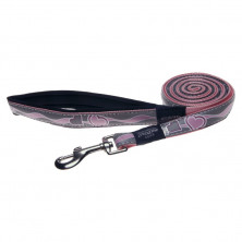 Поводок Rogz удлиненный для собак средних пород розовый 1,8 м 1 ш