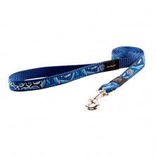 Поводок для собак ROGZ Fancy Dress L-20мм 1,4 м синий
