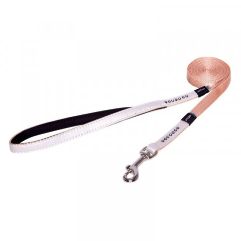 Поводок удлиненный для собак ROGZ Luna S-13мм 1,8 м (Белый HLL501I)