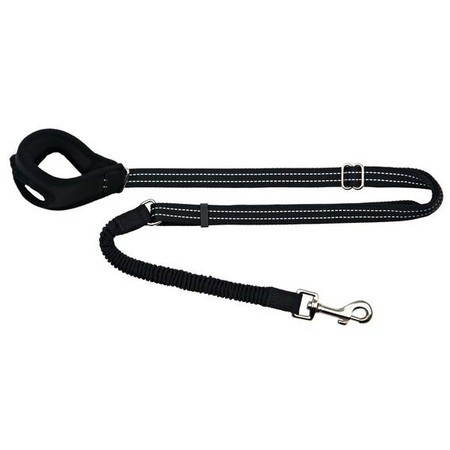 Поводок для пробежек Trixie для собак 0,90–1,30 м/20 мм чёрный