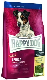 Happy Dog Supreme Mini Africa для собак мелких пород с чувствительным пищеварением - 4 кг