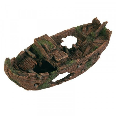 Грот Trixie для аквариума обломки корабля 29 см пластиковый