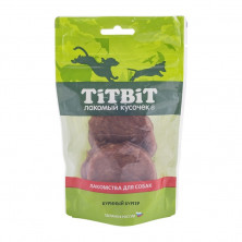TiTBiT Жевательные дольки для собак, мясное ассорти - 100 г