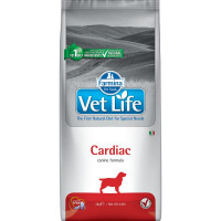 Farmina Vet Life Natural Diet Dog Cardiac сухой корм для собак при хронической сердечной недостаточности - 2 кг