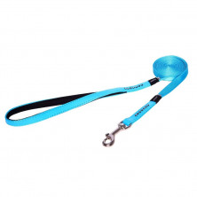 Поводок удлиненный для собак ROGZ Luna S-13мм 1,8 м (Голубой HLL501B)