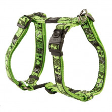 Шлейка для собак ROGZ Fancy Dress L-20мм (Зеленый SJ03CF)