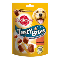 Лакомство Pedigree Tasty Bites для собак в форме ароматных кусочков с говядиной - 130 г