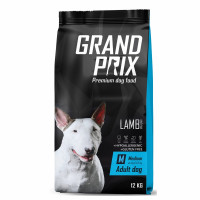 Grand Prix Medium Adult Сухой корм для взрослых собак средних пород с ягненком -12 кг