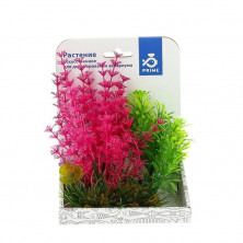 Prime 40103 композиция из пластиковых растений для аквариума 15 см