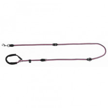 Поводок-удавка Trixie Fusion для собак M–XL 1,90 м/13 мм черно-розовый